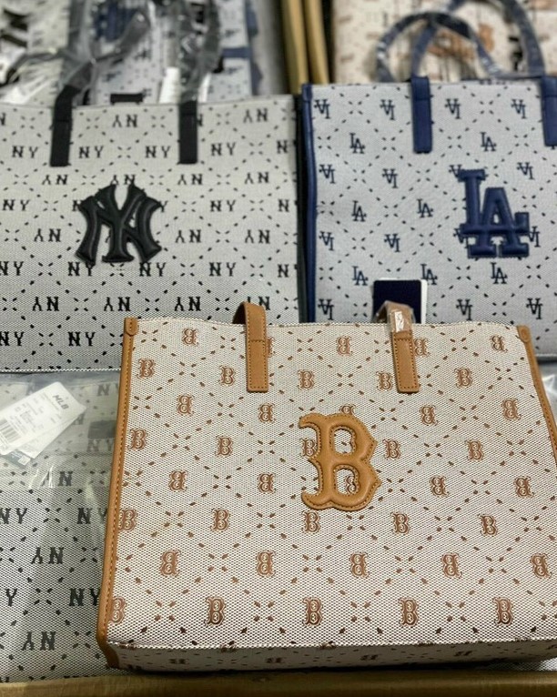 Túi MLB Big Diamond Monogram Jacquard Large Tote Bag 17 tui xach mlb monogram