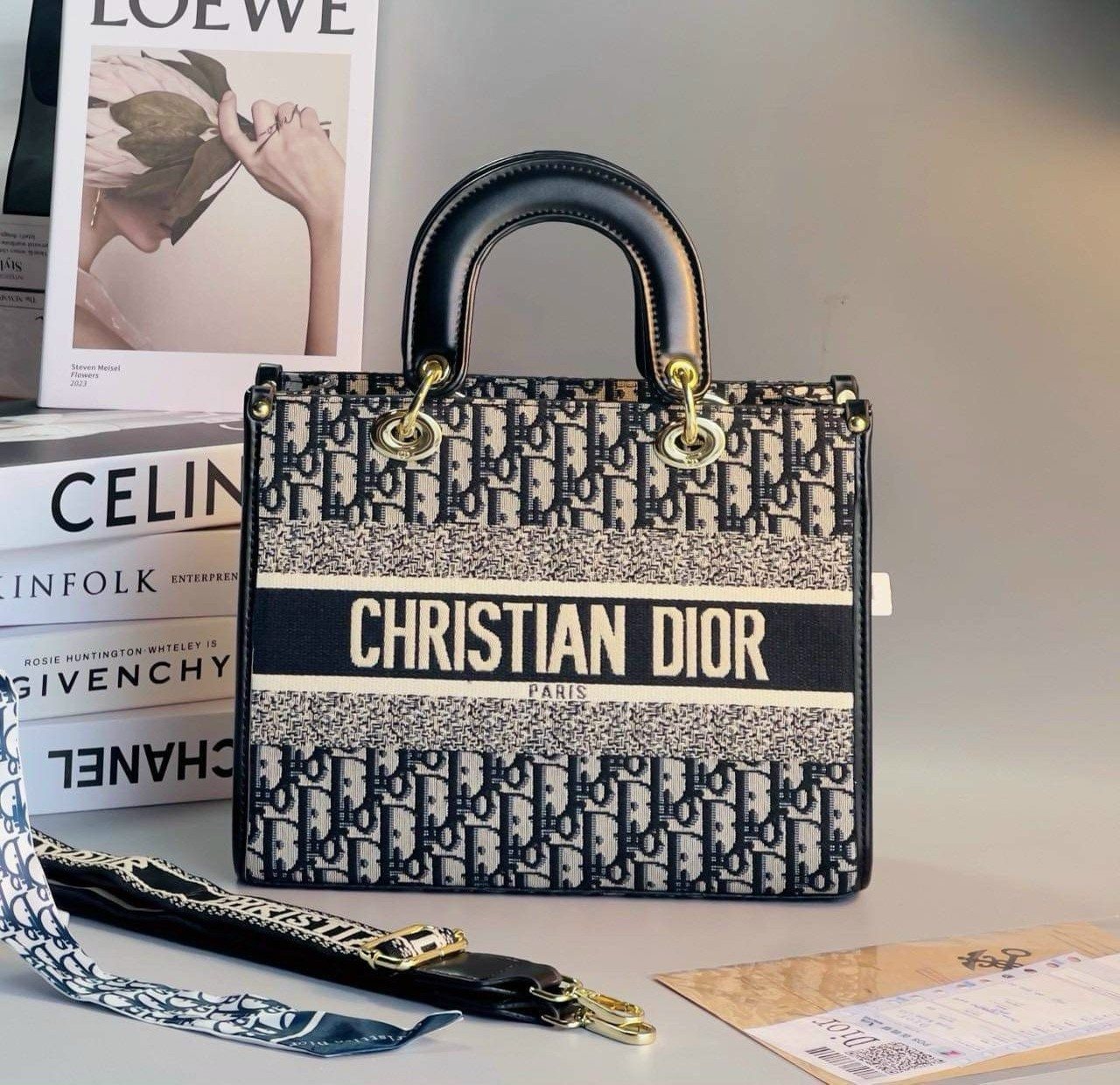 Túi Xách Nữ Christian Dior Tote Bag Size 28 Fullbox