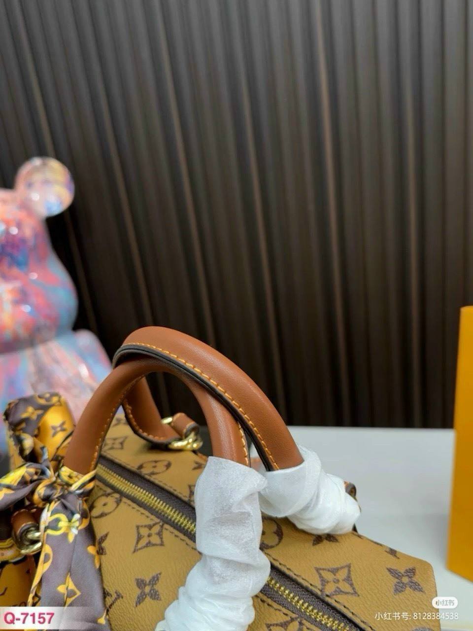 Túi xách Louis Vuitton LV Dáng Trống Lớn 7 Túi Xách Tay Đeo chéo LV Nâu Dáng Trống