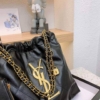 Túi xách Nữ YSL Da Mềm Đen Xích Vàng Size 30 12 Túi xách YSL Da Mềm