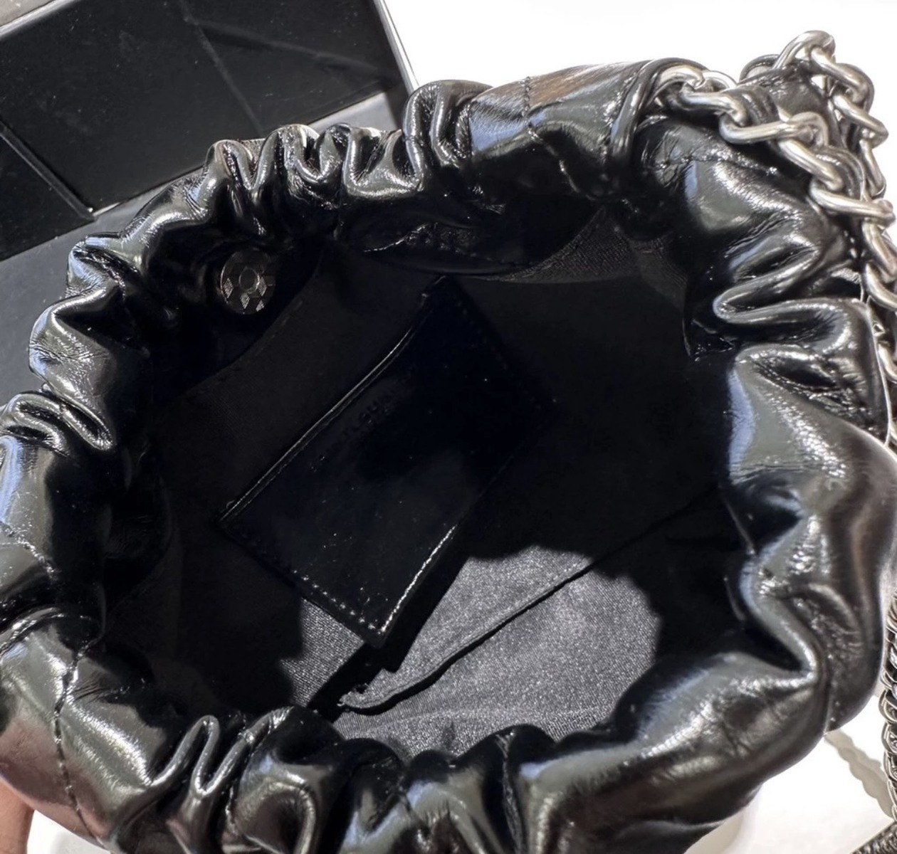 Túi Đeo Chéo YSL Hobo Mini Size 21cm Fullbox Da Mềm 8 Túi xách YSL Full Black