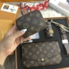 Hộp Quà Combo 3 Món Louis Vuitton Túi Ví Móc Khóa 9 Ví Louis Vuitton LV Sang Trọng Fullbox