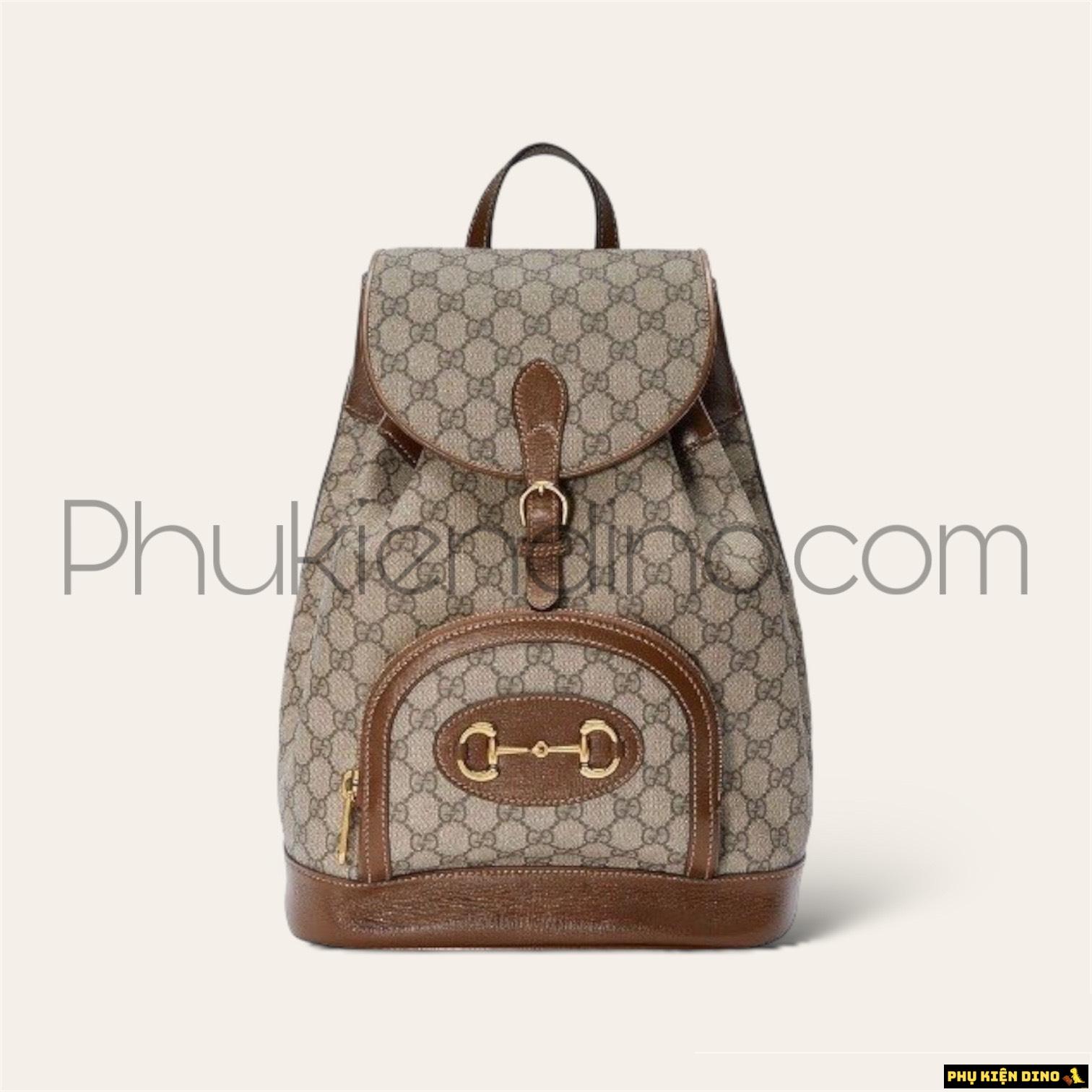 Balo Gucci 1955 Horsebit Backpack Large 1 balo gucci 1955 horsebit backpack large