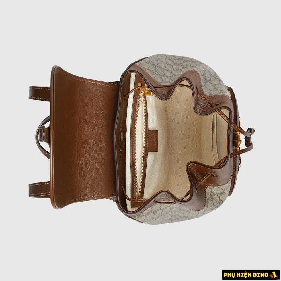 Balo Gucci 1955 Horsebit Backpack Large 8 Balo Gucci 1955 Horsebit Dây Rút lớn