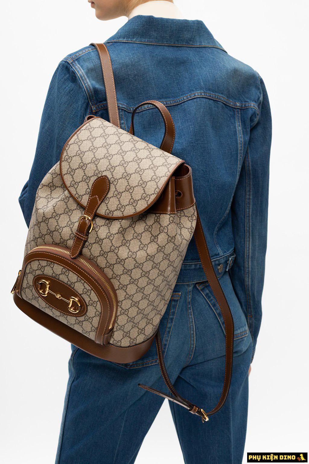 Balo Gucci 1955 Horsebit Backpack Large 2 Balo Gucci