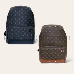 Balo LV Discovery Backpack Monogram Đen Nâu