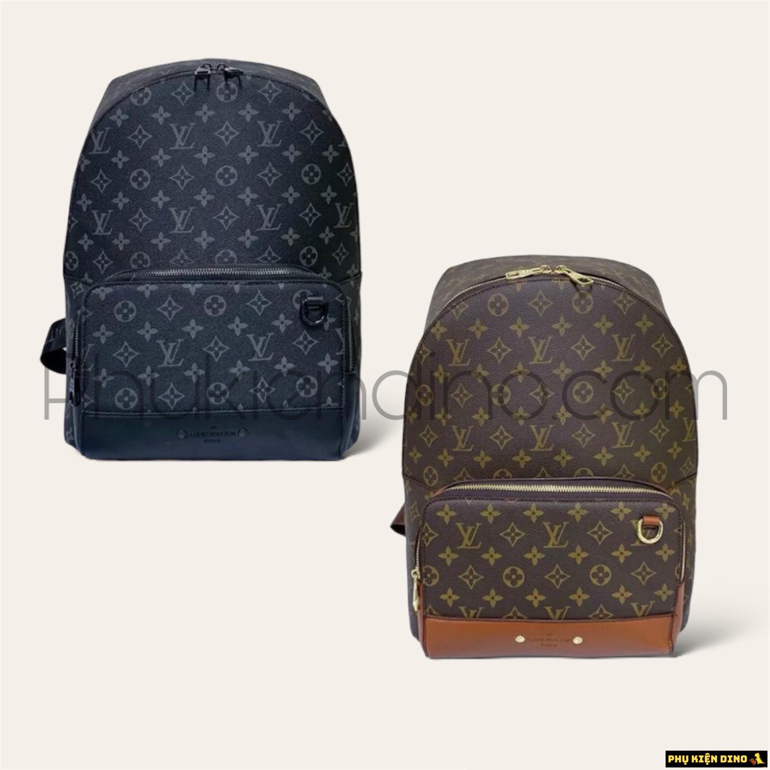 Balo LV Discovery Backpack Monogram Đen Nâu 1 Balo LV Discovery Backpack Monogram Đen Nâu