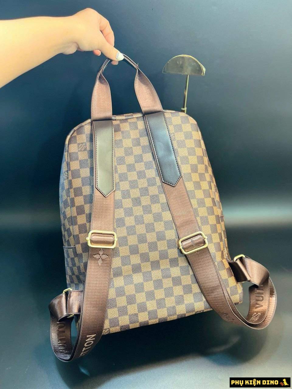 Balo LV Discovery Backpack Monogram Đen Nâu 5 Balo LV Discovery Backpack PM Monogram Eclipse Canvas Brown