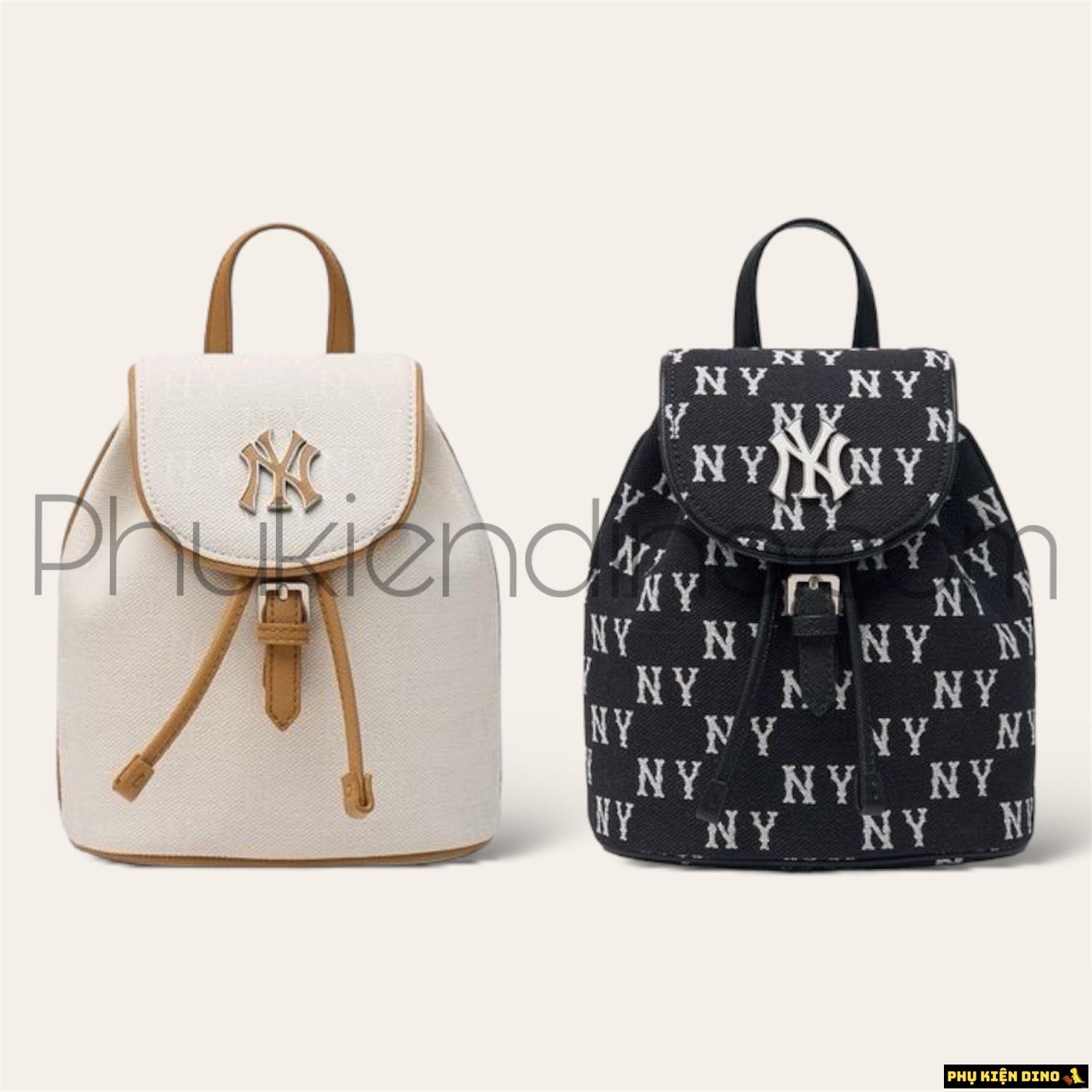 Balo MLB Mini Monogram Jacquard New York Yankees 1 Balo MLB Monogram Jacquard New York Yankees Cream