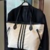 Túi Tote Vải Chống Nước Size To Trắng Đen 13 Túi Big Size White Chống Nước