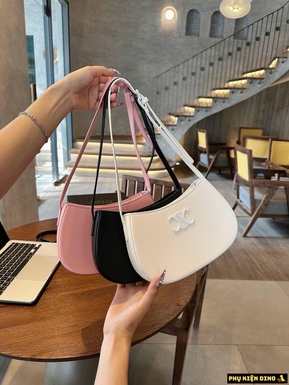 Túi Celine Medium Tilly Shoulder Bag Dáng Thuyền Size 21cm 6 Túi Celine Medium Tilly Shoulder Bag Dáng Thuyền