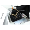 Túi Nữ Chanel CC Black Lambskin 19 Trắng Đen Size 20 23 Túi Chanel 19 Flap Bag Black