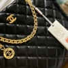 Túi Xách Nữ Chanel Tote Màu Đen Xích Vàng Sang Trọng 9 Túi Chanel Black Gold