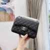 Túi Xách Chanel Classic Trắng Đen Kem Xám 13 Túi Chanel Classic Flap Bag Black