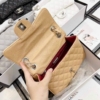 Túi Xách Chanel Classic Trắng Đen Kem Xám 15 Túi Chanel Classic Flap Bag màu Kem