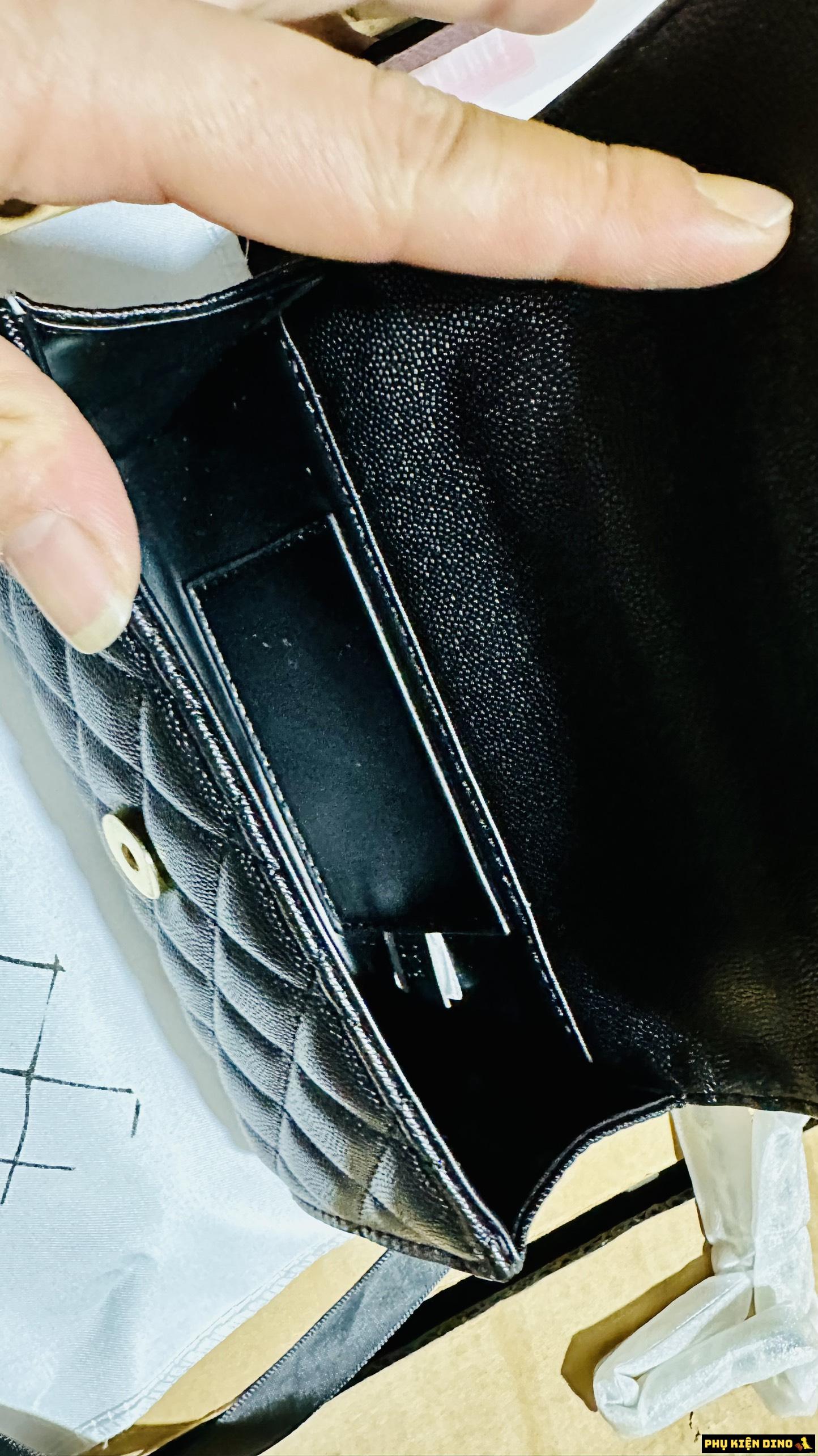 Túi Chanel Holder Clutch Đen Gold Lambskin Size 20 5 Túi Chanel Đen