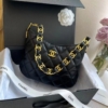 Túi Chanel Hobo Handbag Lambskin Màu Đen