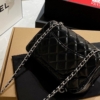 Túi Chanel Patent Leather Rectangular Mini Flap Màu đen Bóng