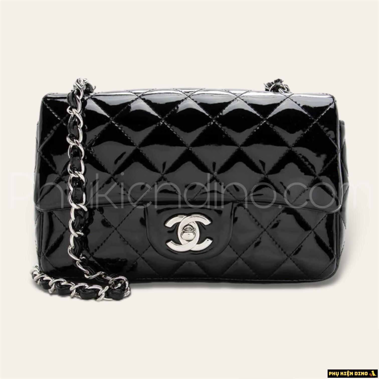 Túi Chanel Patent Leather Rectangular Mini Flap SHF-21763 1 Túi Chanel Patent Leather Rectangular Mini Flap SHF-21763