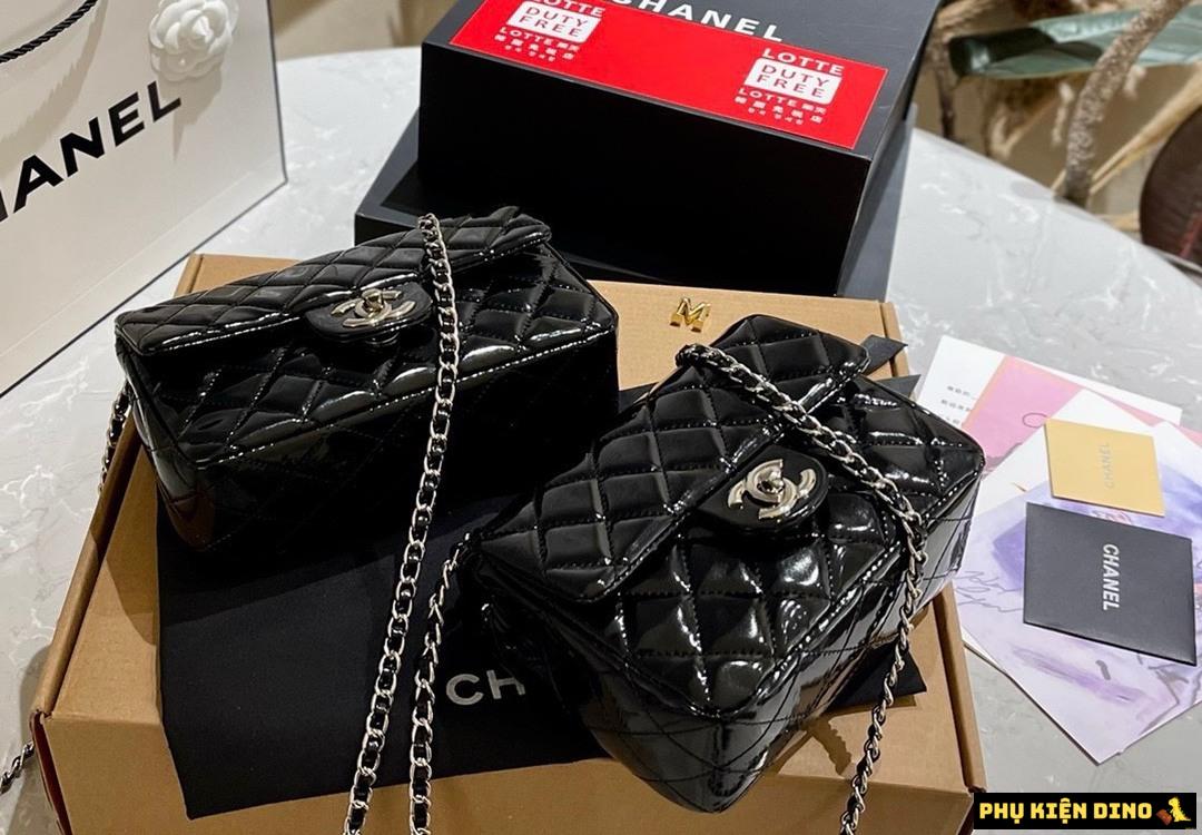 Túi Chanel Patent Leather Rectangular Mini Flap SHF-21763 5 Túi Chanel Patent Leather Rectangular Mini Flap