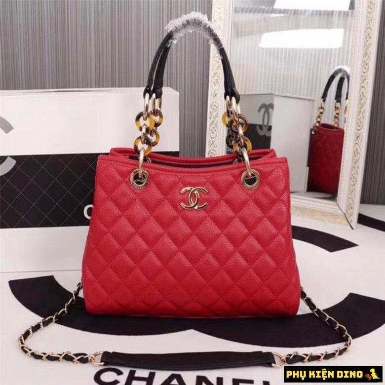 Túi Chanel Super Size 30 Sang Trọng Màu Đen Đỏ 6 Túi Chanel Super Size 30 Sang Trọng Màu Đỏ Đen