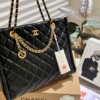 Túi Xách Nữ Chanel Tote Màu Đen Xích Vàng Sang Trọng 15 Túi Chanel Tote Black Gold