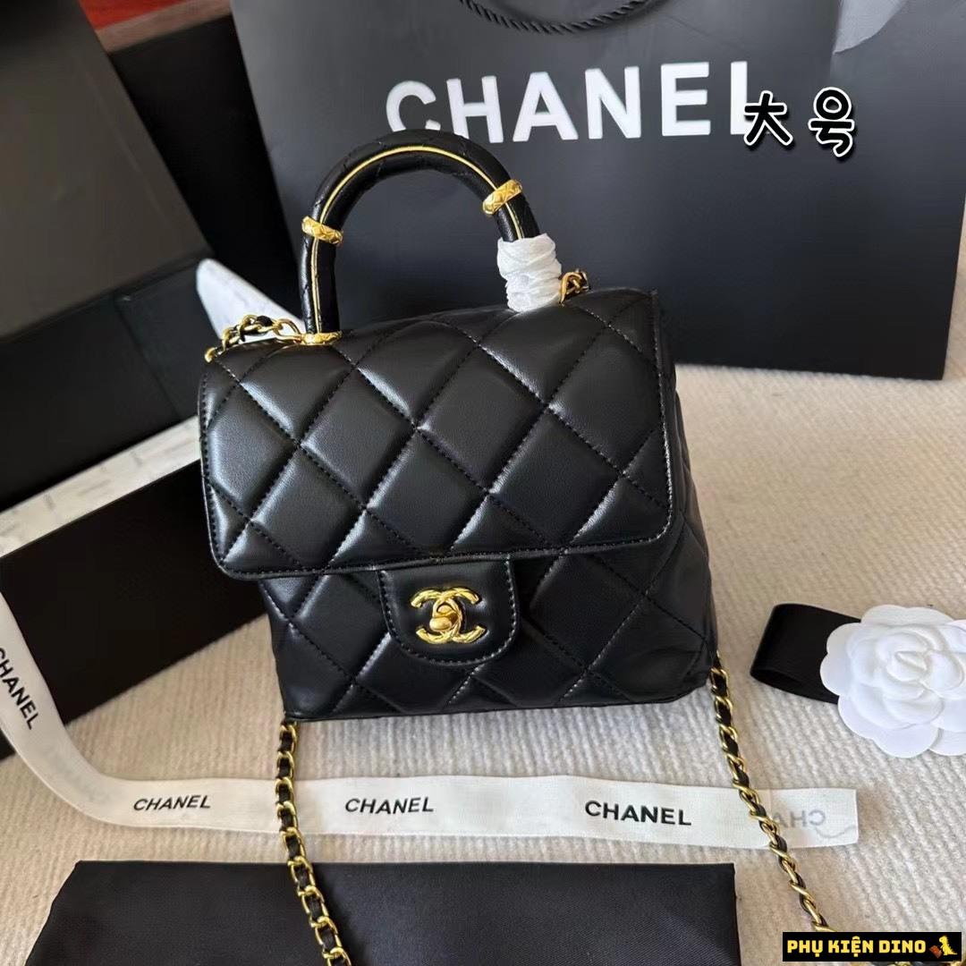 Túi Chanel Trendy Size 20 Flap Bag Top Handle Màu Đen