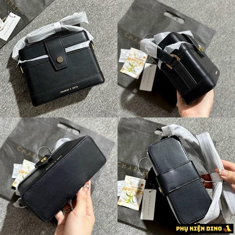 Túi Charles & Keith CNK Bronte Boxy Crossbody Bag 3 Túi Charles & Keith CNK Bronte Boxy Crossbody Bag Black