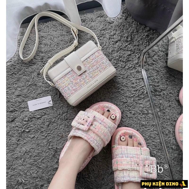 Túi Charles & Keith CNK Bronte Boxy Crossbody Bag 9 Túi Charles & Keith CNK Bronte Boxy Crossbody Bag Pink