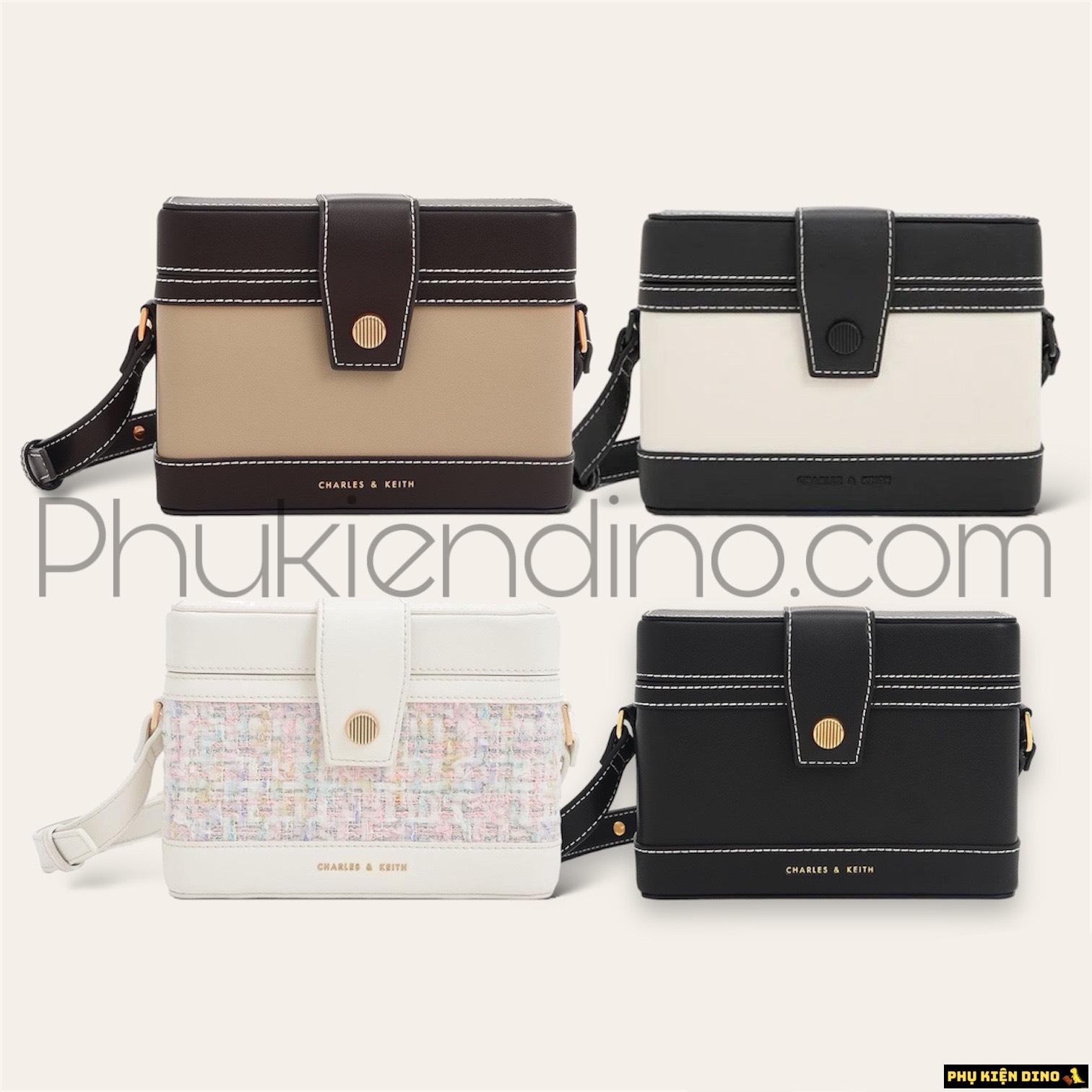 Túi Charles & Keith CNK Bronte Boxy Crossbody Bag 1 Túi Charles & Keith CNK Bronte Boxy Crossbody Bag