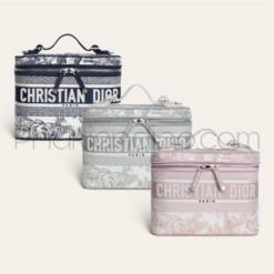 Túi Christian Dior Travel Vanity Case Cannage