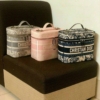 Túi Christian Dior Travel Vanity Case Cannage 6 Túi Christian Dior Travel Vanity Case Cannage Embroidered Canvas 3 Màu