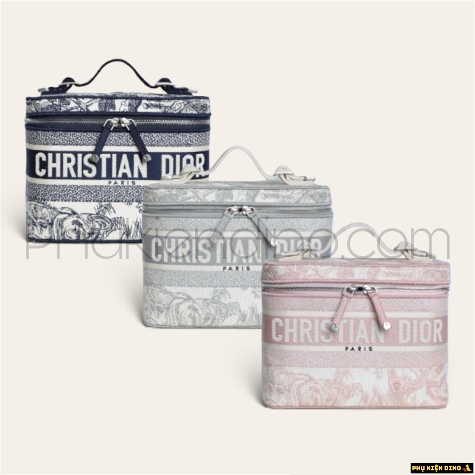 Túi Christian Dior Travel Vanity Case Cannage 1 Túi Christian Dior Travel Vanity Case Cannage
