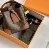 Túi Combo 3 Túi Louis Vuitton LV Petite Malle Monogram 9 Túi Combo 3 Túi Louis Vuitton Ví Móc Khóa