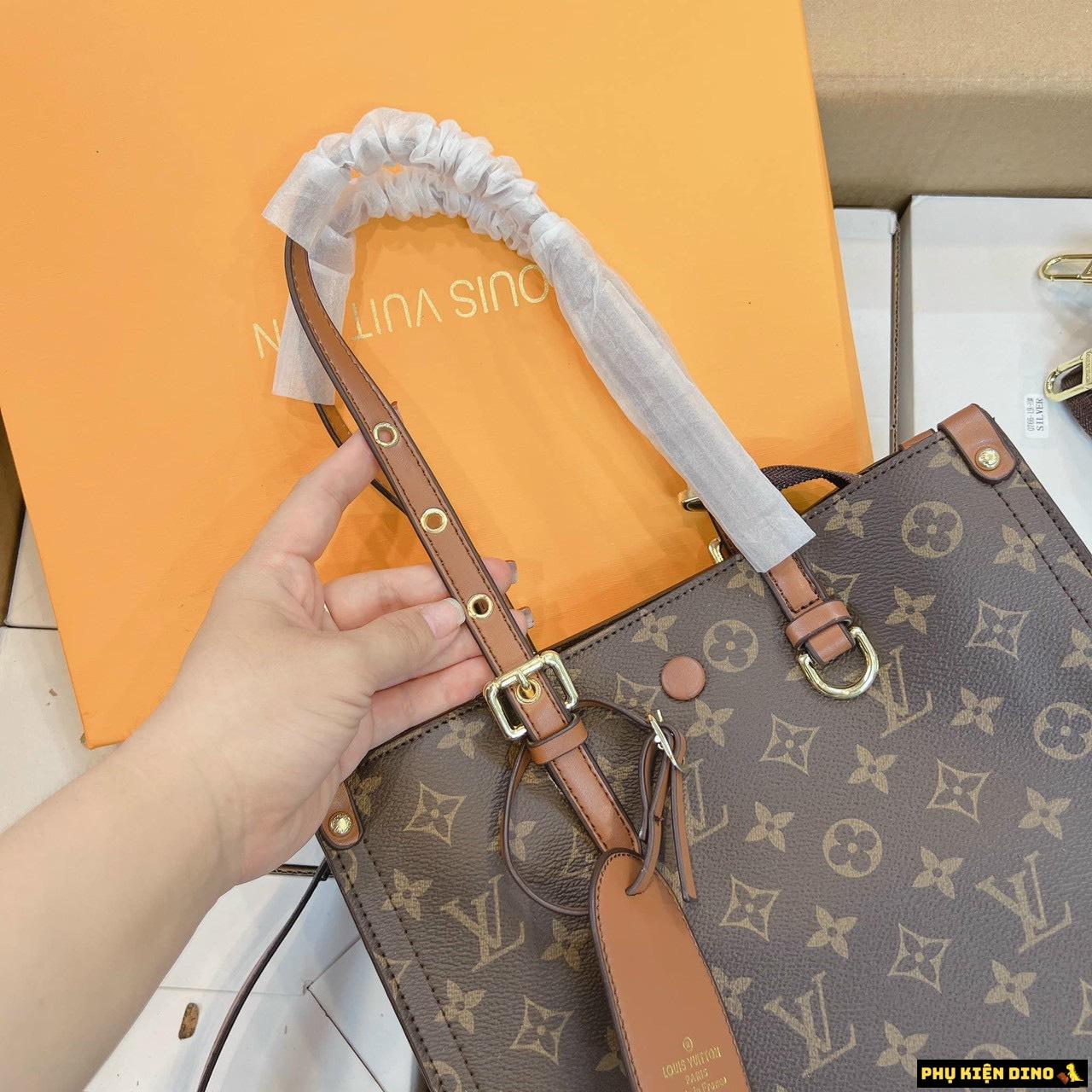 Túi Xách Nữ LV Louis Vuitton Combo Túi Ví Móc Khóa 5 Túi Công Sở LV Louis Vuitton Combo Túi Ví Móc Khóa