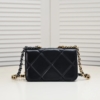Túi Nữ Chanel CC Black Lambskin 19 Trắng Đen Size 20 17 Túi Đeo Chéo Nữ Chanel CC Black Lambskin 19 Wallet On Chain Woc Bag Màu Đen