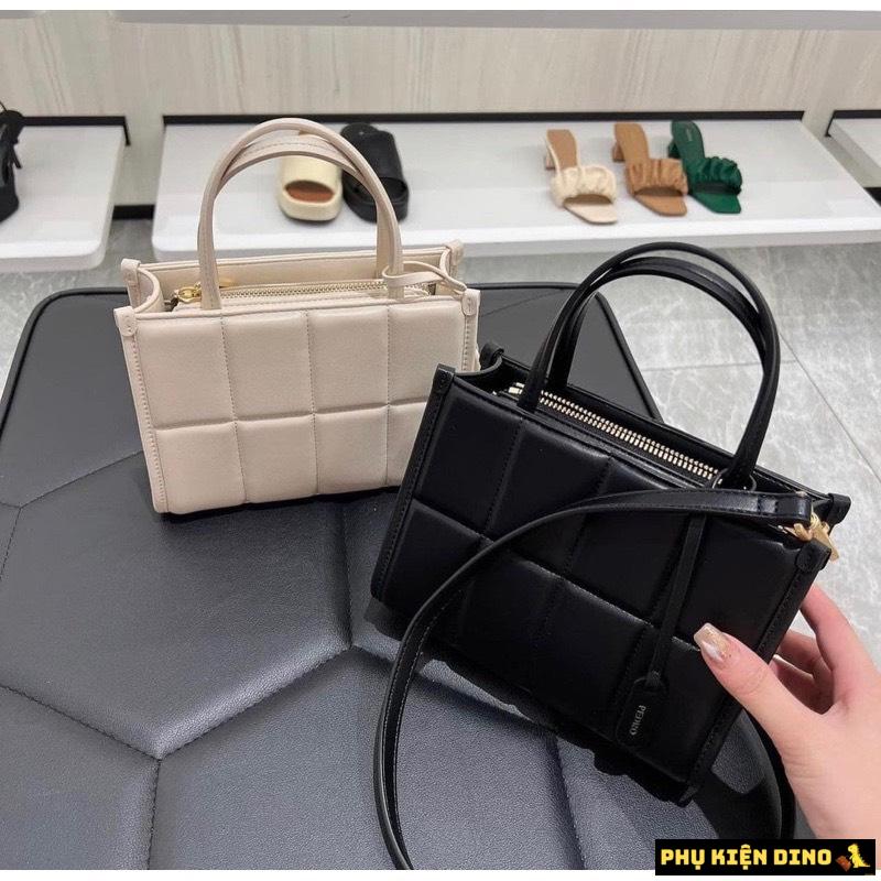 Túi Đeo Chéo Nữ Pedro Mini Quilted Handbag Trắng Đen 8 Túi Đeo Chéo Nữ Pedro Mini Quilted Handbag Trắng Be Đen