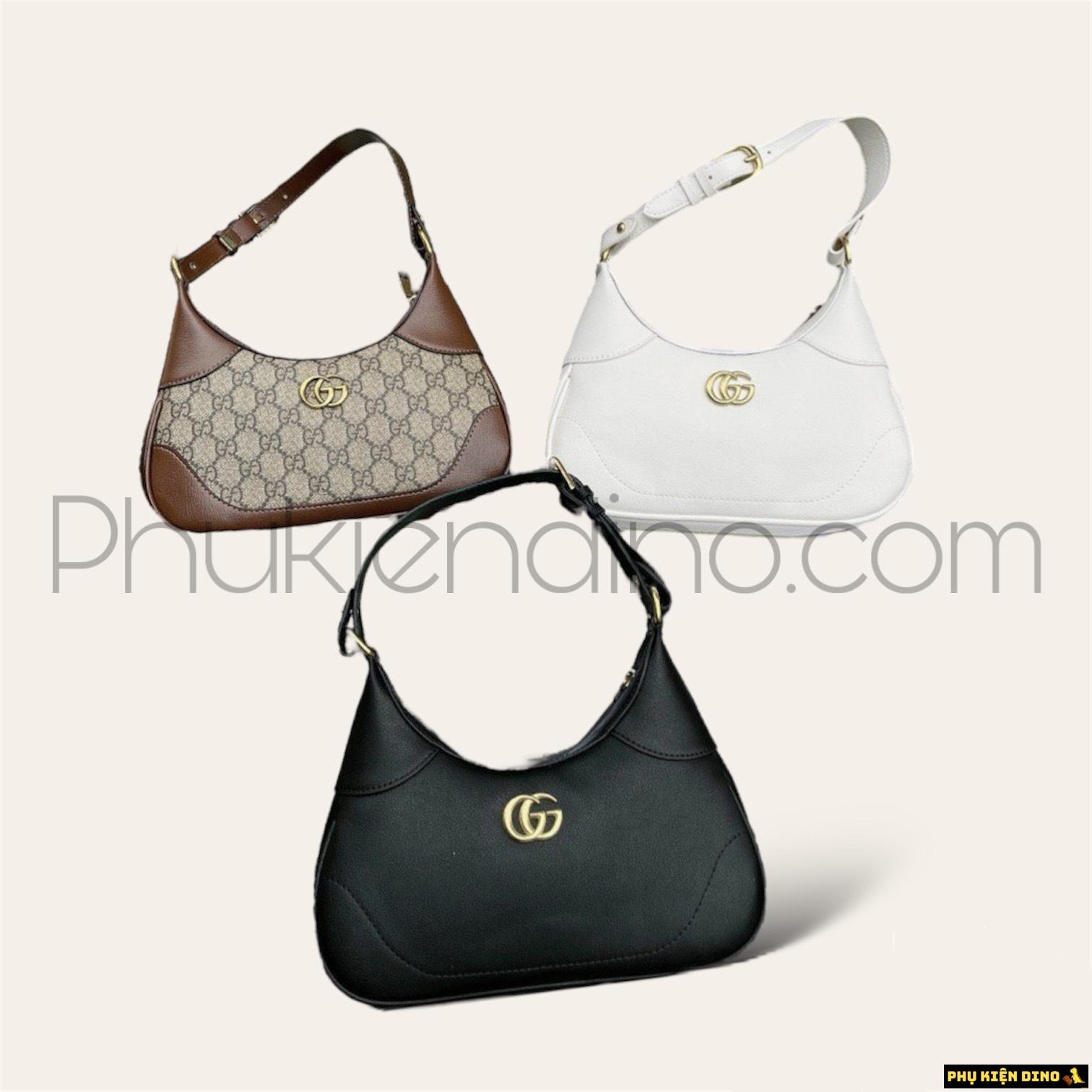 Túi Đeo Vai Gucci Aphrodite Chain Embellished Textured 1 Túi Đeo Vai Gucci Aphrodite Chain Embellished Textured