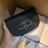 Túi Đeo Vai Nữ Pedro Icon Mini Leather Shoulder Bag Black PW2-75210151-1 Màu Đen Khóa Bạc