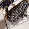 Túi Dior Saddle Bag With Strap Grained Calfskin 18 Túi Dior Black Dior Oblique