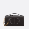 Túi Dior CD Mini Bag Black Calfskin Embossed 10 Túi Dior CD Black Calfskin Embossed