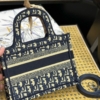 Túi Dior Mini Book Tote Blue Dior Oblique Embroidery 10 Túi Dior Mini Book Tote Thêu
