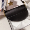 Túi Dior Saddle Bag With Strap Grained Calfskin 14 Túi Dior Mini Saddle Bag With Strap Black Grained Calfskin