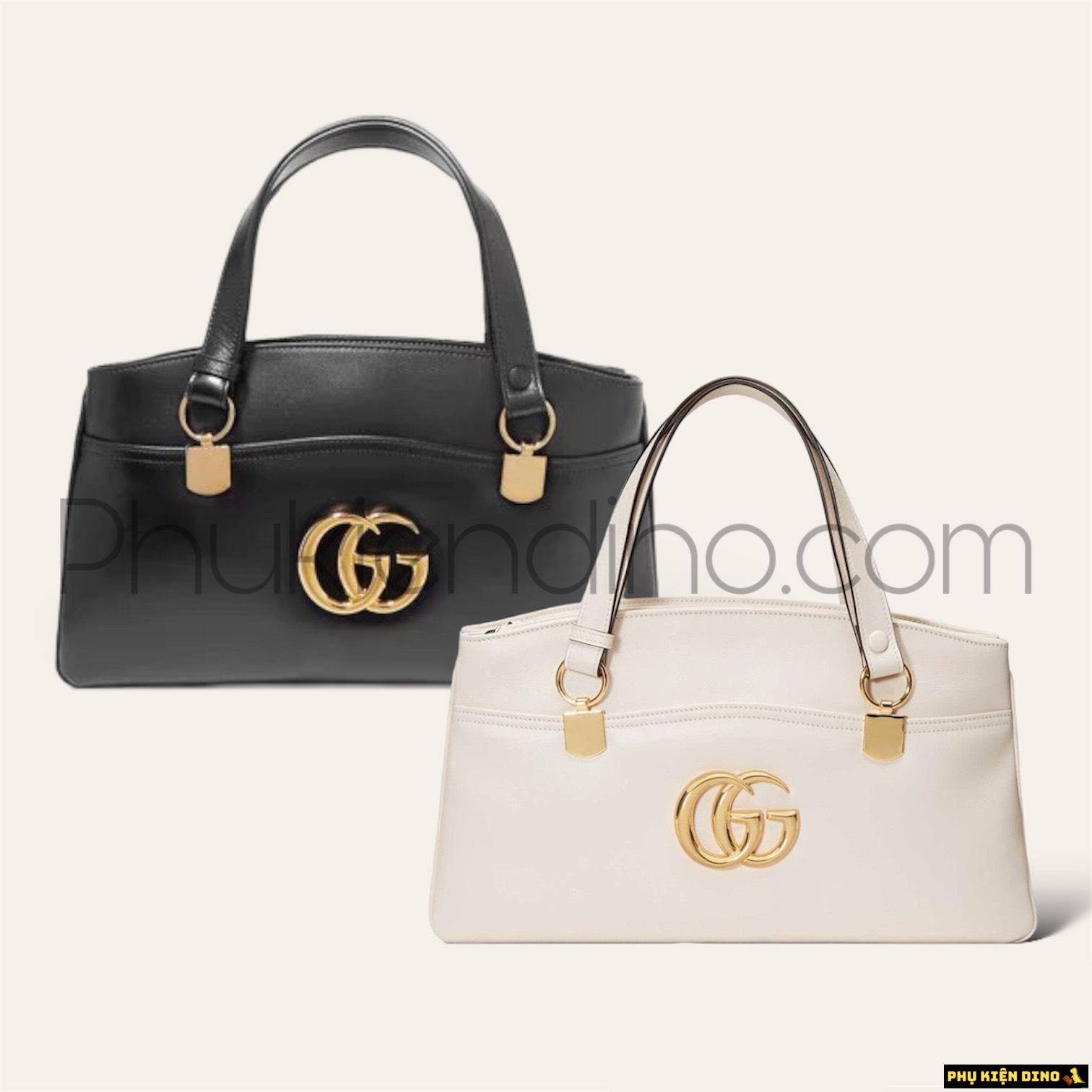 Túi Gucci Arli Lớn Size 30 3 Màu Trắng Đen Họa Tiết 1 Túi Gucci Arli Lớn Size 30 3 Màu Trắng Đen Họa Tiết