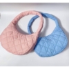 Túi MLB Quilted Hobo Bag LA Dodgers Blue Pink 16 Túi Kẹp Nách mlb Chần Bông Padded Quilted Hobo