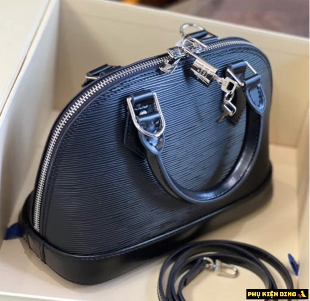 Túi Louis Vuitton Alma BB Black Epi Leather M59217 3 Túi Louis Vuitton Alma BB Noir Epi