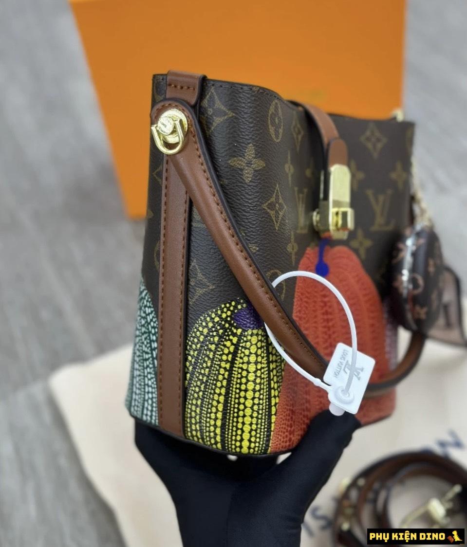 Túi LV Louis Vuitton Monogram Canvas Bí Ngô 7 Túi Louis Vuitton Brown Pink