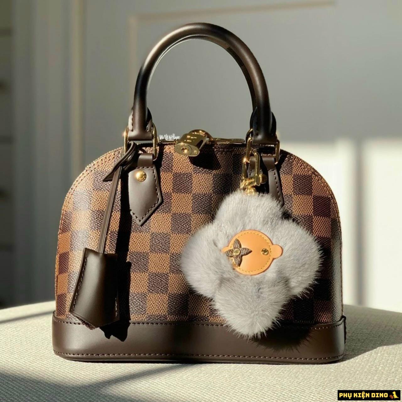 Túi Louis Vuitton LV Hến Alma BB Monogram Brown 10 Túi Louis Vuitton LV Alma BB Nâu Đậm