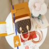 Túi Louis Vuitton LV Hến Alma BB Monogram Brown 23 Túi Louis Vuitton LV Alma BB Nâu Phối Kem