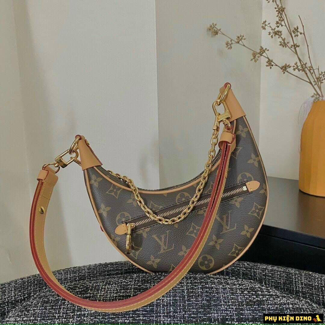 Túi Xách Nữ Louis Vuitton LV Loop Màu Nâu M81098 7 Túi Louis Vuitton LV Dáng Thuyền